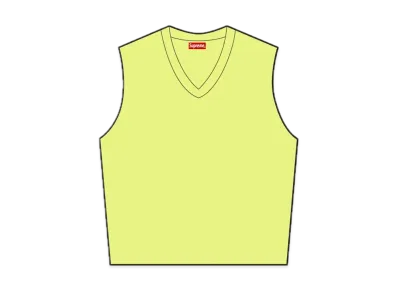 Supreme Sweatshirt Vest "Lime"