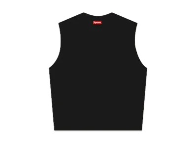 Supreme Sweatshirt Vest "Black"