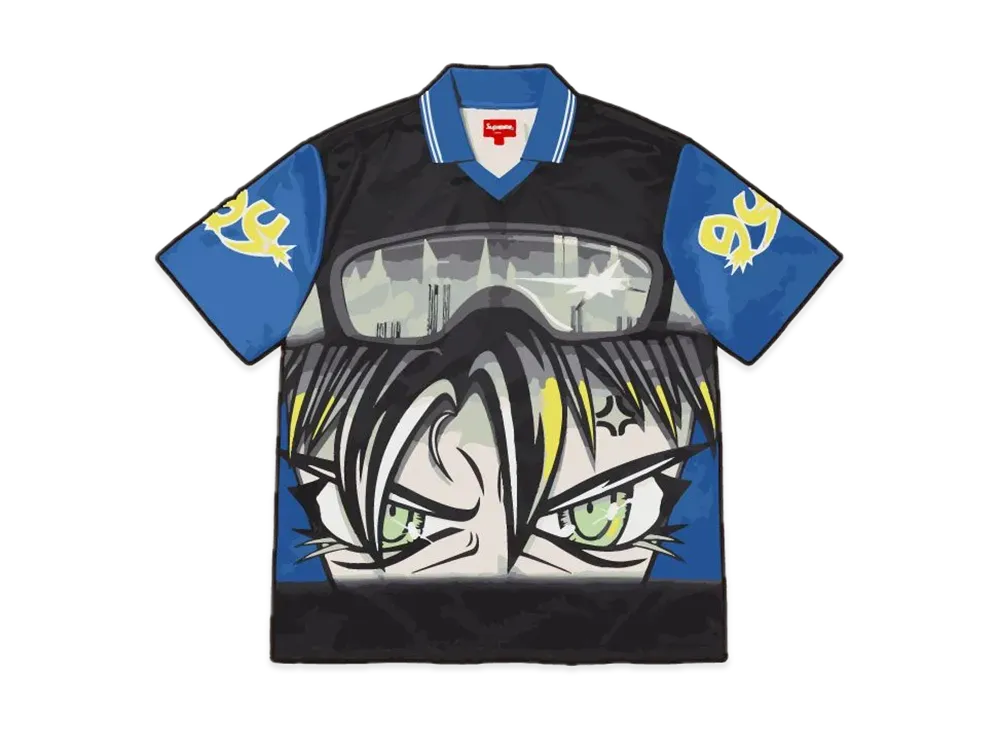 シュプリーム キャラクター サッカー ジャージ "ブルー"