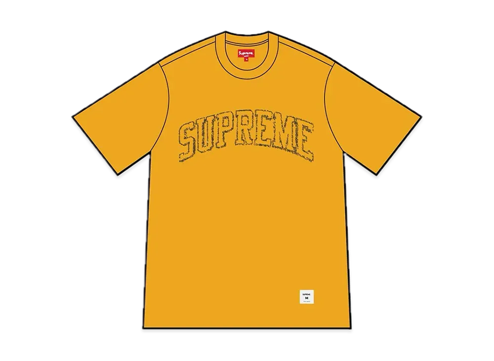 Supreme Sketch Embroidered S/S Top "Yellow"