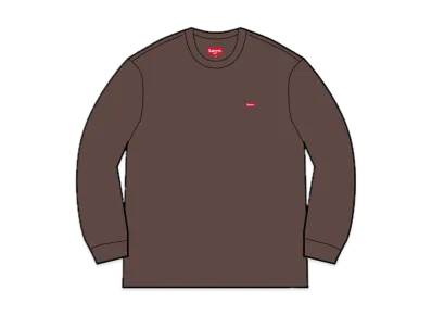 Supreme Small Box L/S Tee "Brown"(23SS)