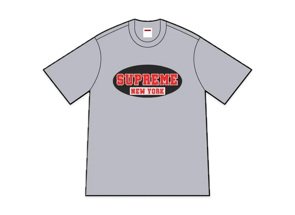 シュプリーム ニューヨーク Tシャツ "ヘザー グレー"