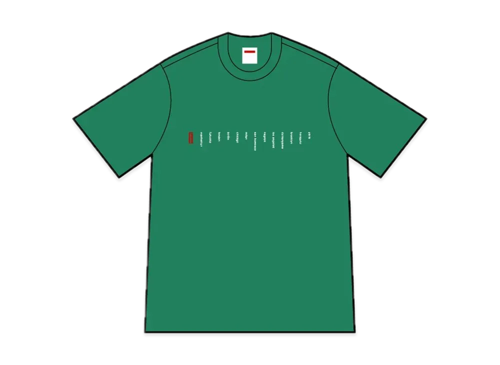 トップス Supreme 23SS Location Tee Light Pine Buy Supreme Tape Tee 'Light Pine' - SS25T8 LIGHT PINE | GOAT