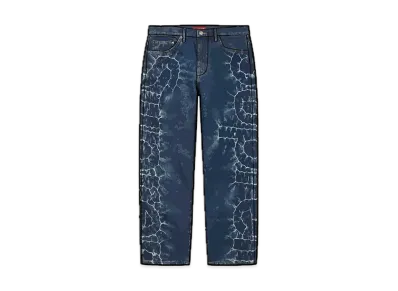 Supreme Shibori Loose Fit Jean "Rigid Indigo"