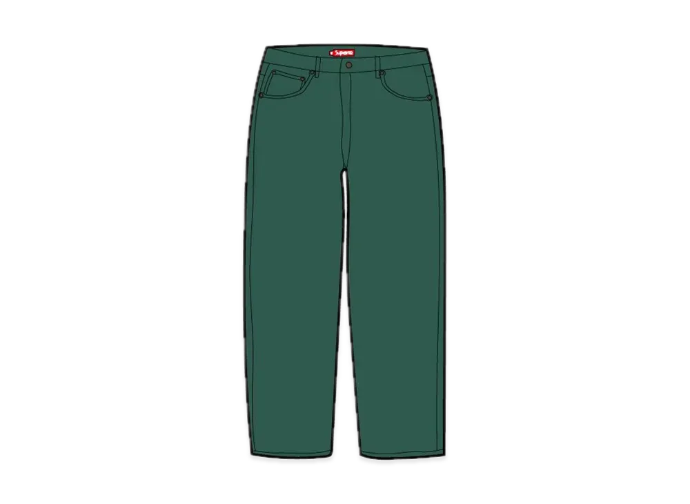 Supreme Regular Jean "Green"(23SS)