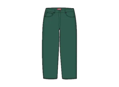Supreme Regular Jean "Green"(23SS)