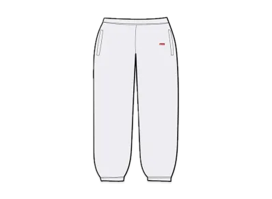 Supreme Small Box Sweatpant "Ash Grey"(23SS)