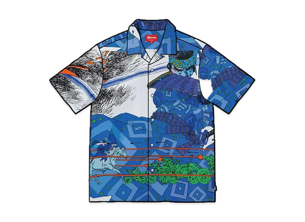 Supreme Ronin Silk S/S Shirt "Blue"