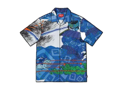 Supreme Ronin Silk S/S Shirt "Blue"
