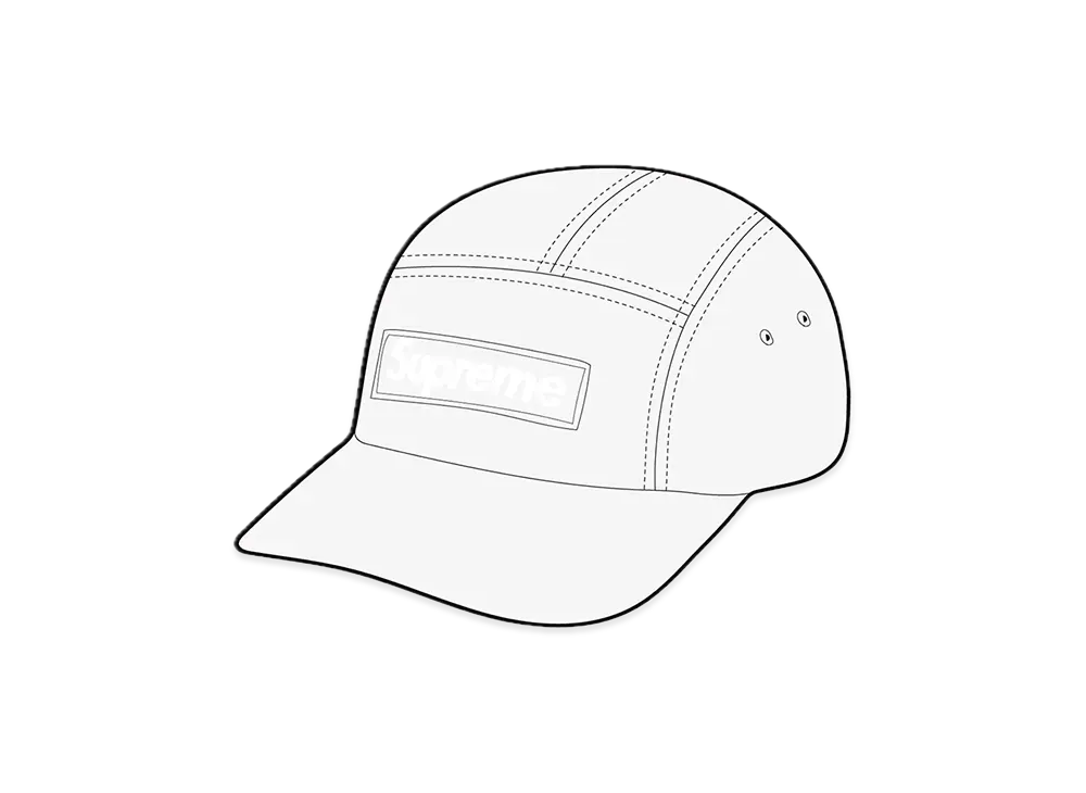 Supreme Suede Camp Cap "White"