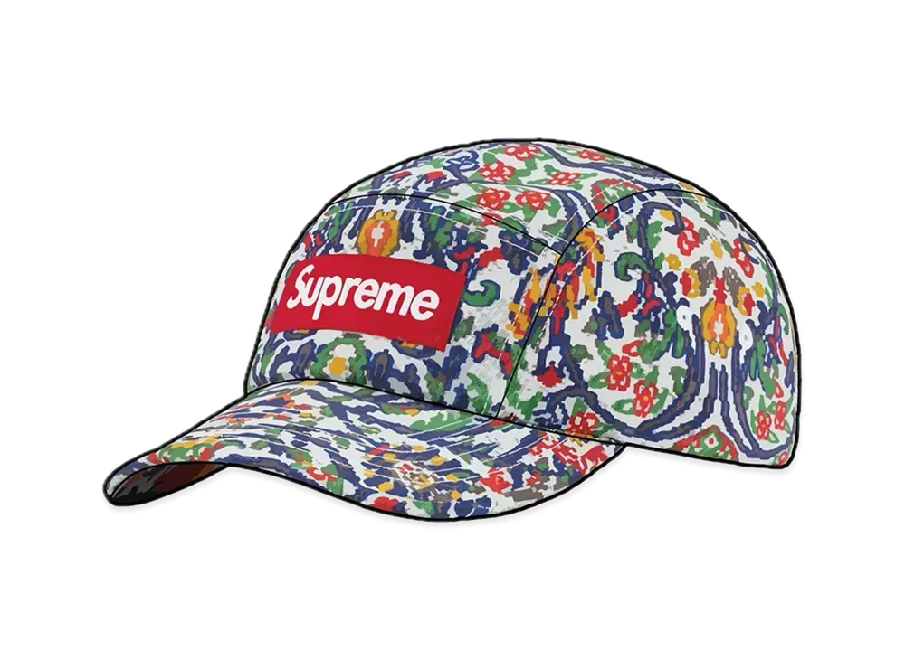 Supreme Washed Chino Twill Camp Cap "Tapestry"(23SS)