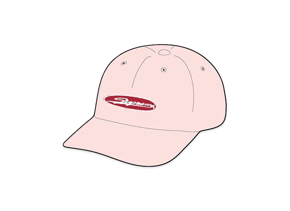 Supreme Oval 6-Panel "Light Pink"