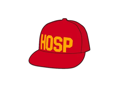 Supreme Hosp Mesh Back 5-Panel "Red"