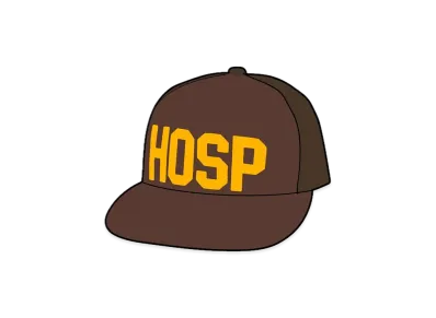 Supreme Hosp Mesh Back 5-Panel "Brown"