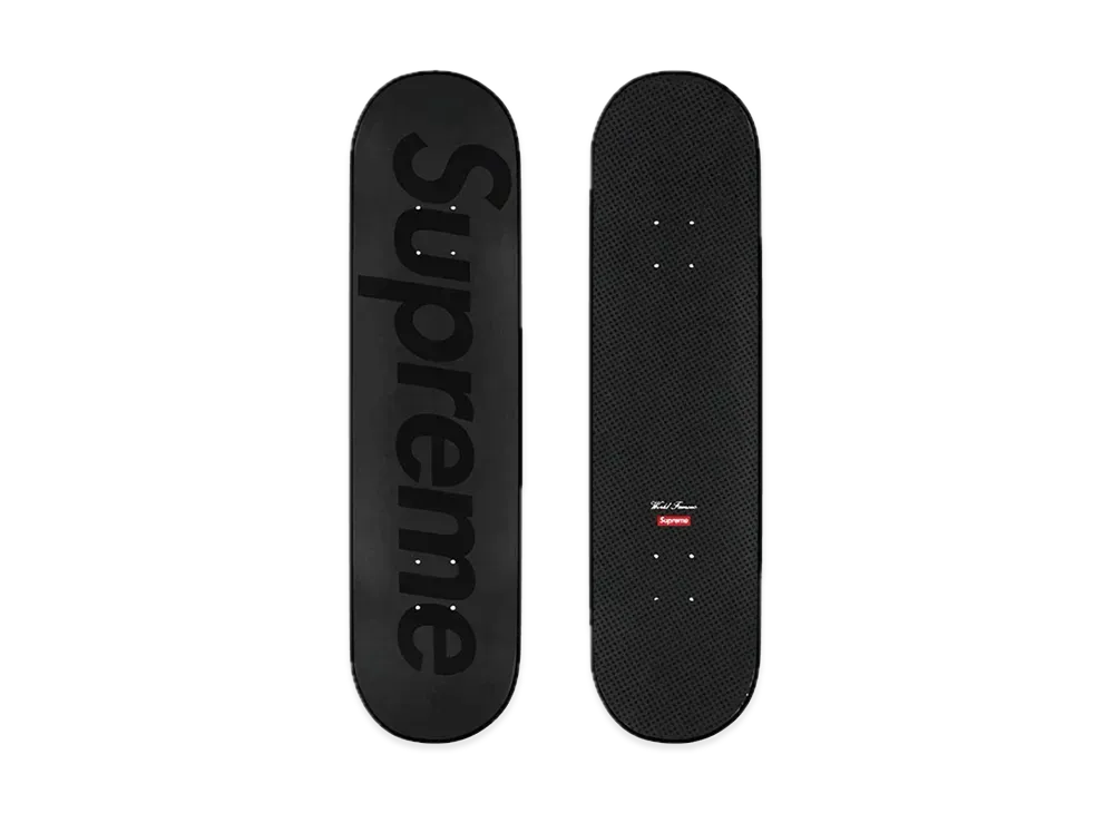 Supreme Tonal Box Logo Skateboard "Black - 8 x 31.875"