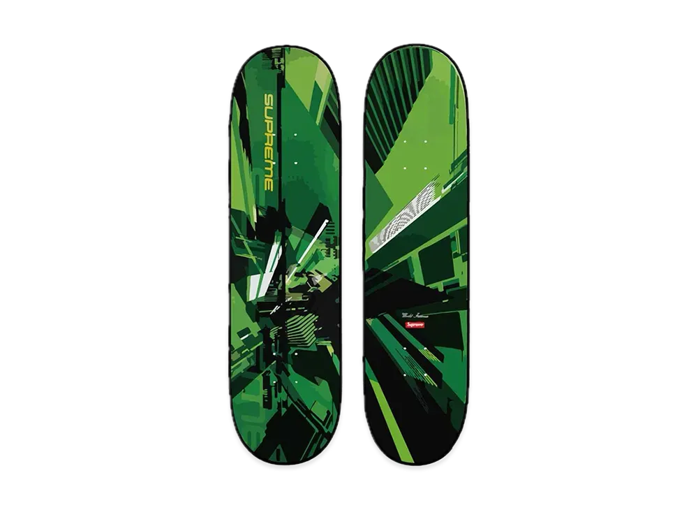 Supreme Forms Skateboard "Green 8.25 x 32"