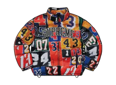 Supreme Mesh Jersey Puffer Jacket "Multi"