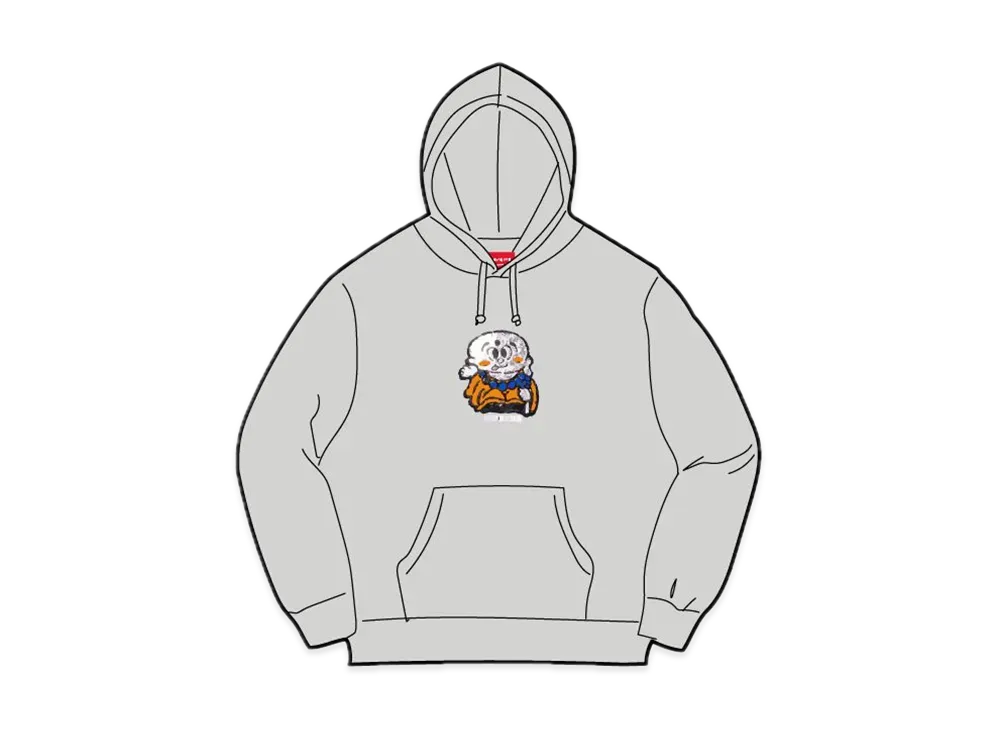 Supreme Aoi Buddha Hooded Sweatshirt "Heather Grey"