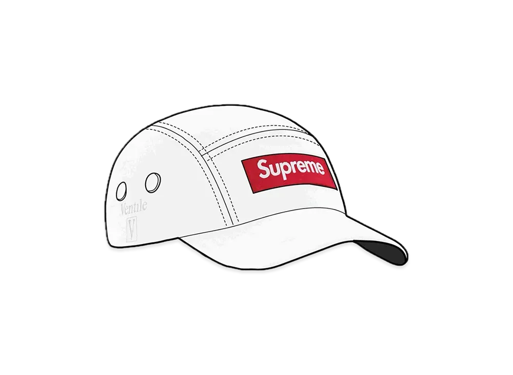 Supreme Ventile Camp Cap "White"