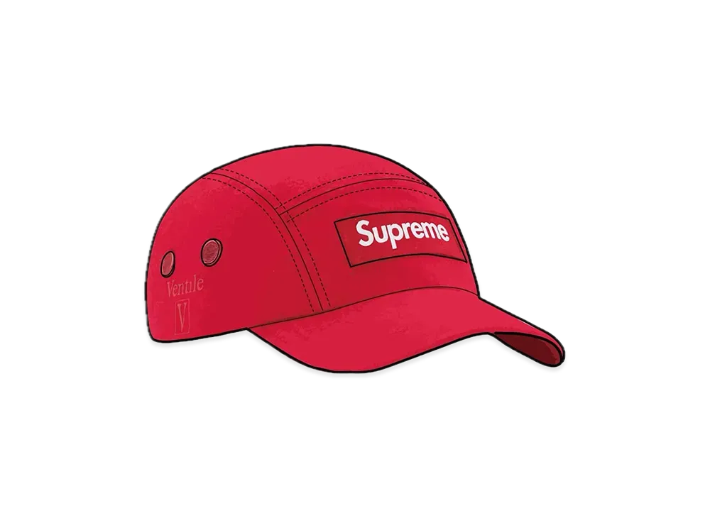 Supreme Ventile Camp Cap "Red"