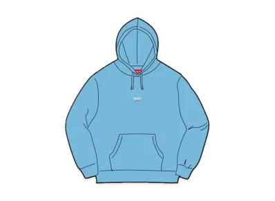 Supreme World Famous Micro Hooded Sweatshirt "Light Blue"