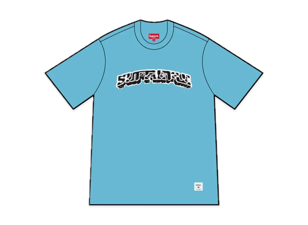 シュプリーム ブロック アーチ エスエス トップ "ブライト ブルー"