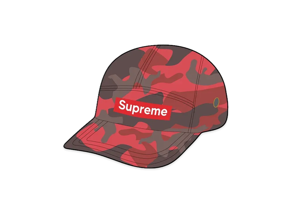 Supreme Military Camp Cap "Red Camo" (23SS)