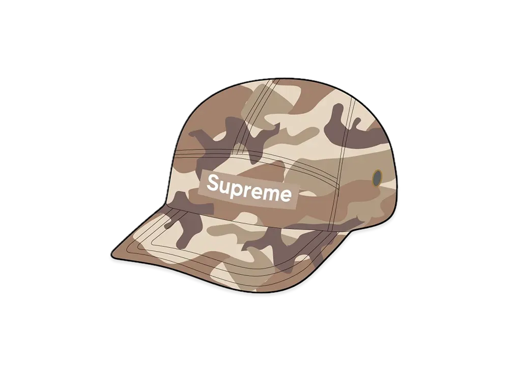 Supreme Military Camp Cap "Stone Camo" (23SS)