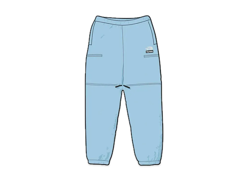 Supreme x The North Face Convertible Sweatpant "Blue"