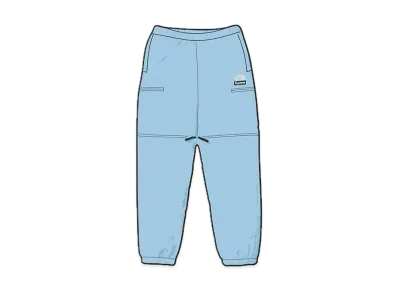 Supreme x The North Face Convertible Sweatpant "Blue"