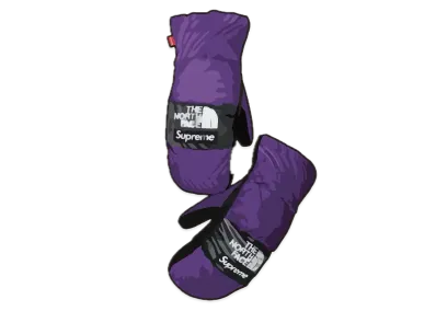Supreme x The North Face Trompe Loeil Printed Montana Mitt "Purple"