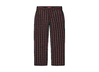 Supreme Work Pant "Red Plaid"