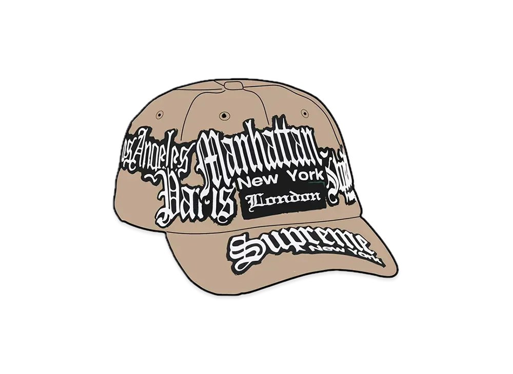 Supreme City Patches 6-Panel "Khaki"