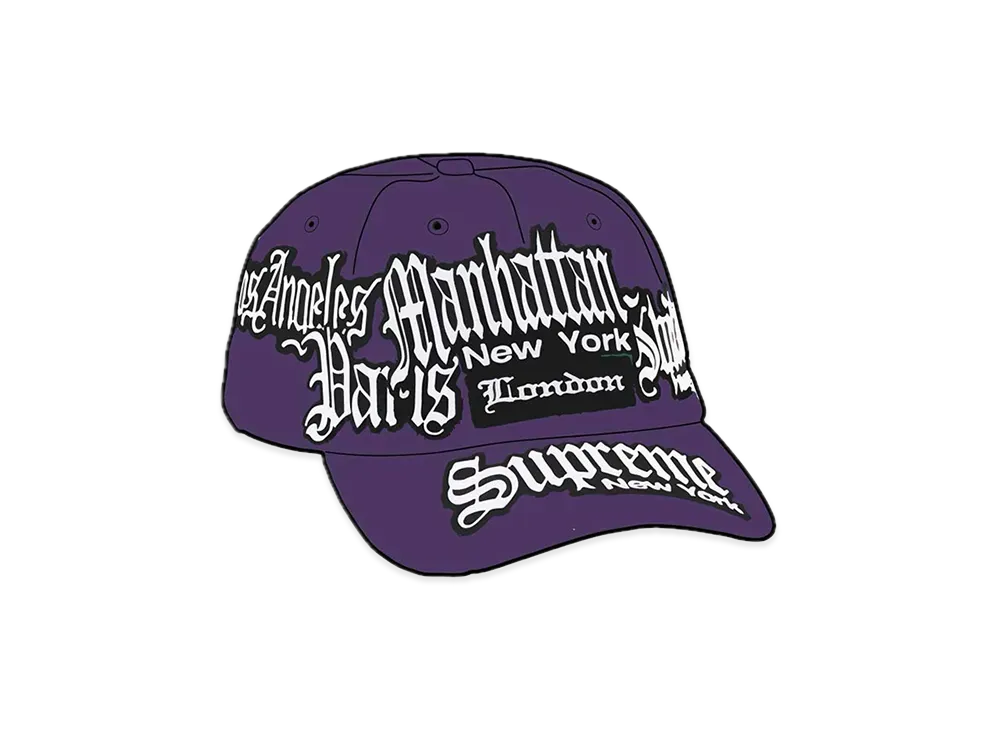 Supreme City Patches 6-Panel "Purple"