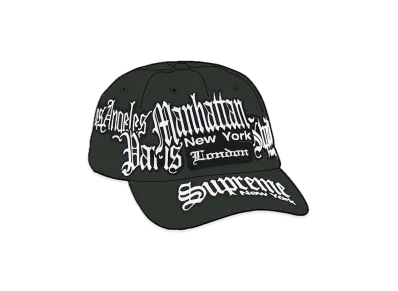 Supreme City Patches 6-Panel "Black"