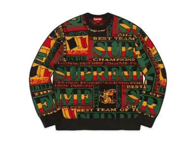 Supreme Scarf Sweater "Black"