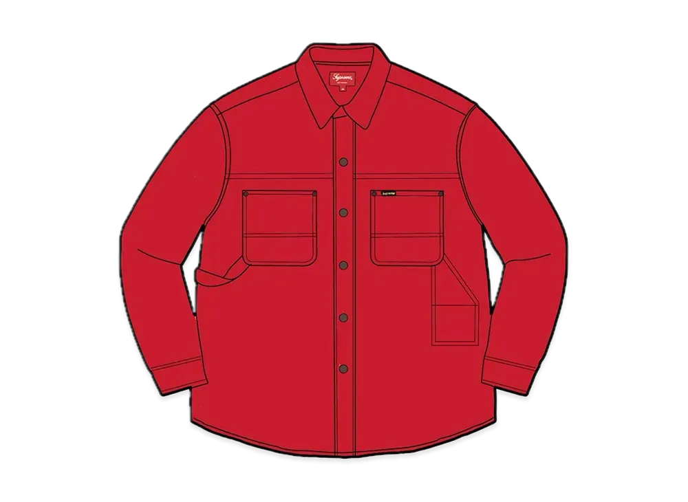 Supreme Denim Painter Shirt "Red"