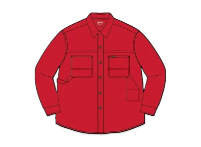 Supreme Denim Painter Shirt "Red"