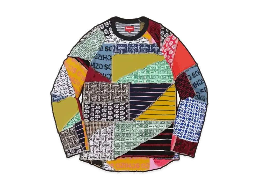 Supreme Patchwork Jacquard L/S Top "Multi"