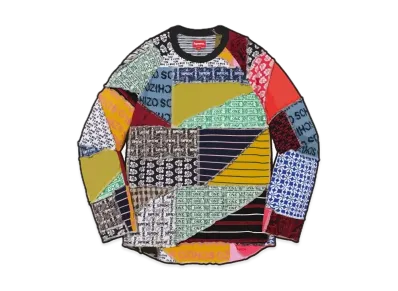 Supreme Patchwork Jacquard L/S Top "Multi"