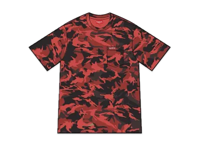 Supreme S/S Pocket Tee "Red Camo"(23SS)