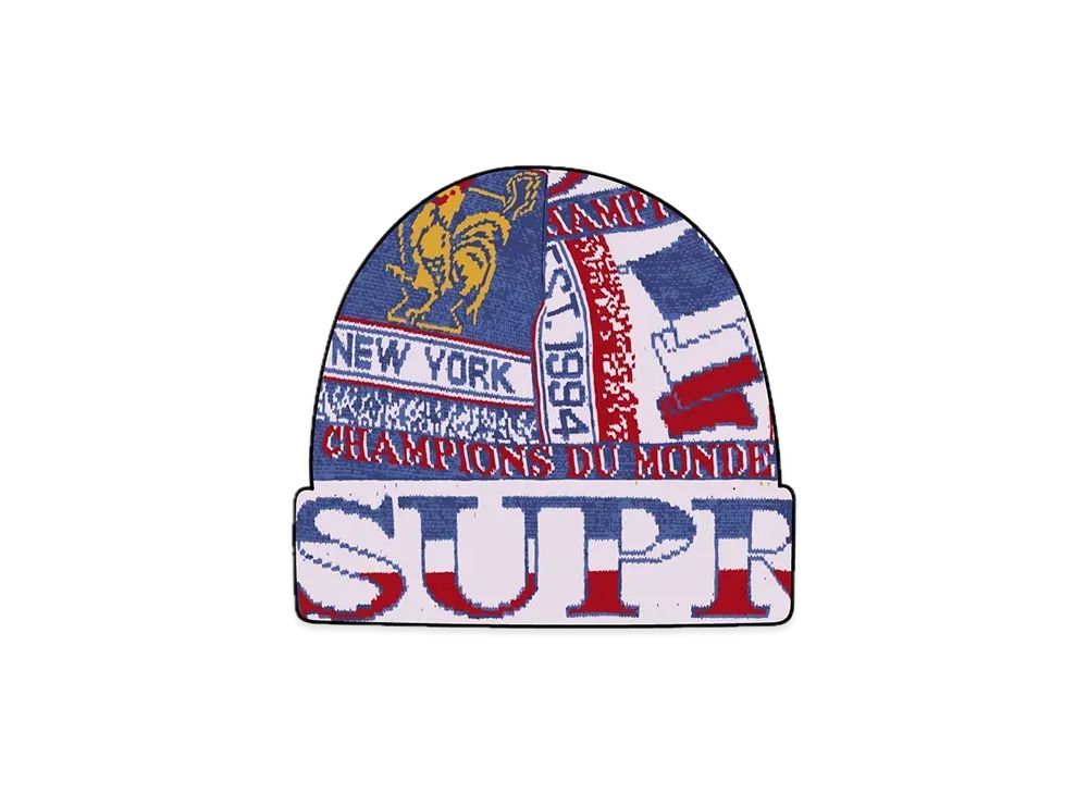 Supreme Scarf Beanie "White"