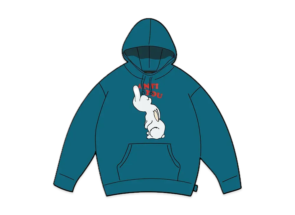 Supreme / Undercover Anti You Hooded Sweatshirt "Marine Blue"