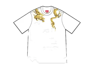 Supreme Dragon Wrap S/S Top "White"
