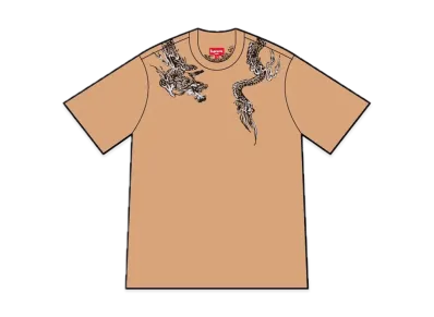 Supreme Dragon Wrap S/S Top "Tan"