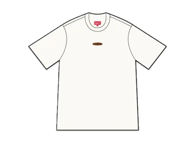 Supreme Oval Logo S/S Top "White"