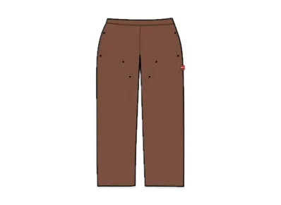Supreme Double Knee Painter Sweatpant "Brown"