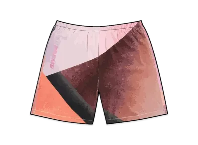 Supreme Geo Velour Short "Pink"