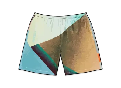Supreme Geo Velour Short "Multi"