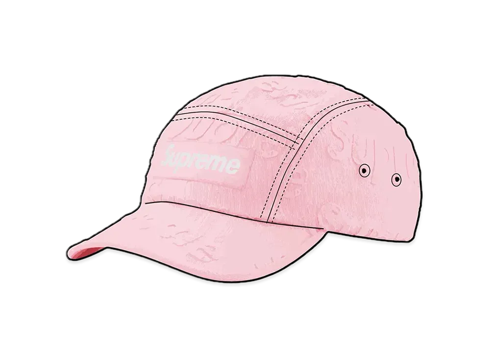 Supreme Lasered Twill Camp Cap "Pink"